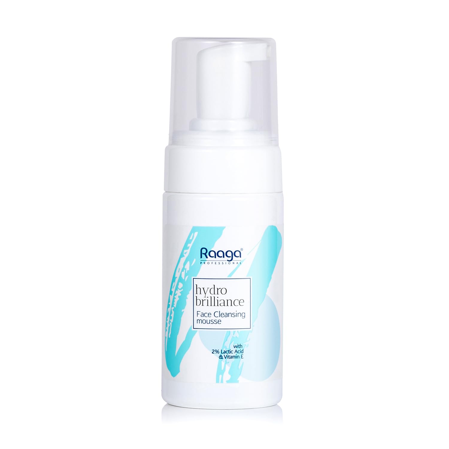 Raaga Professional Hydro Brilliance Face Cleansing Mousse 100 ml | Lactic Acid & Vitamin E, Paraben Free