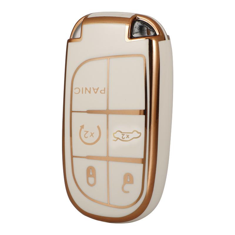 Hot-Selling Key Cover for Jeep Cherokee & Commander, Dodge Cars