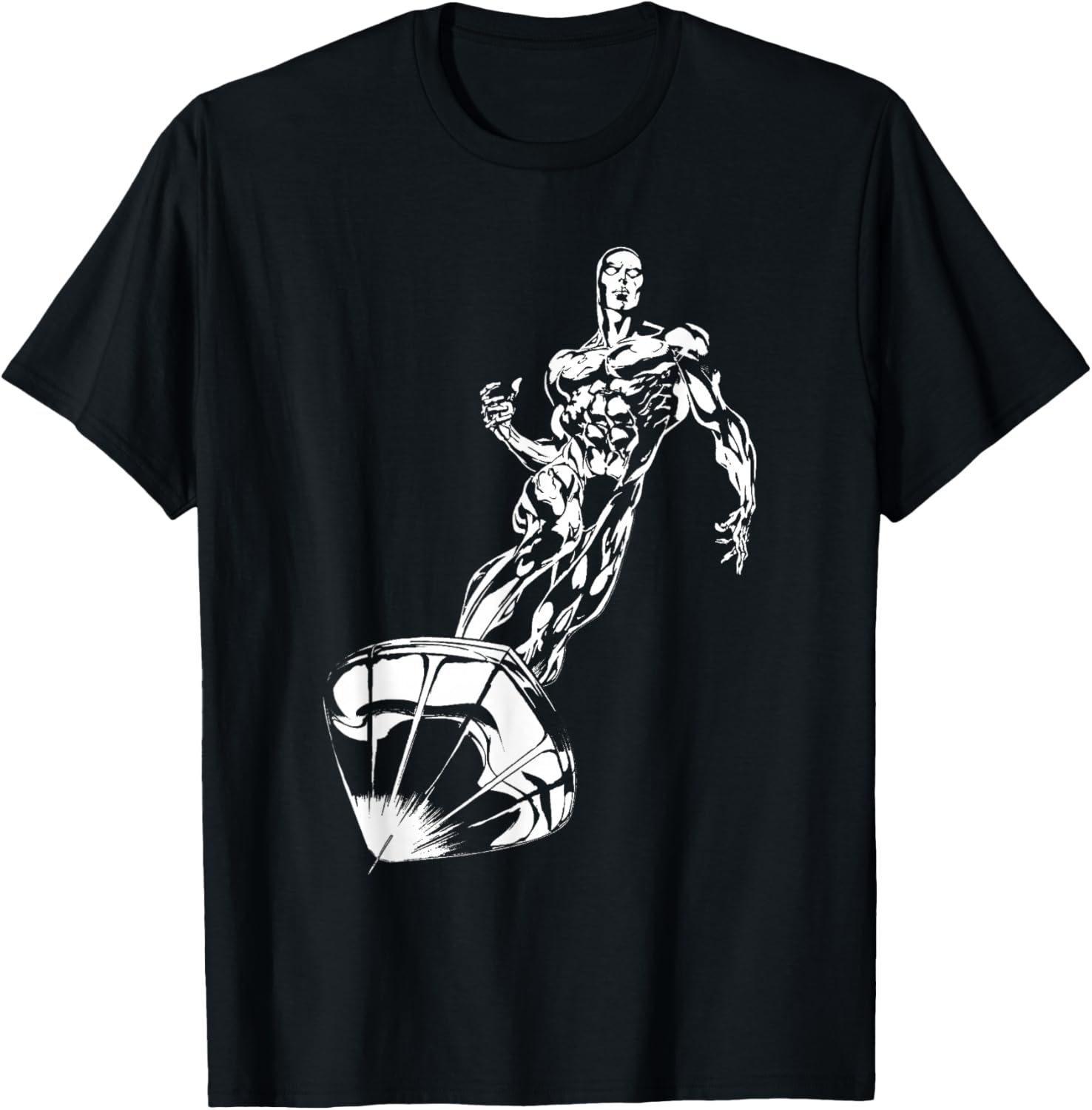 Marvel Comics Retro Classic Silver Surfer Full Body Portrait T-Shirt S разноцветный