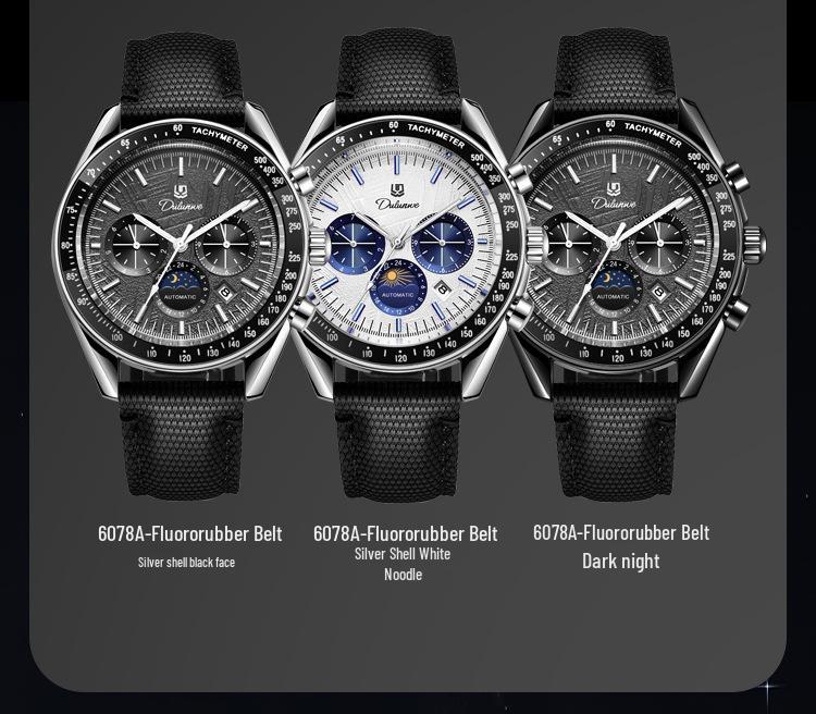 Durenwei Super Ba Men's Automatic Luminous Waterproof Mechanical Wristwatch