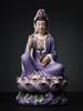 Ceramic Guanyin Statue Household Buddha statue offering ornaments The statue of Guanyin Bodhisattva in the South China Sea