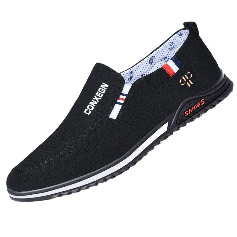 Neue Herrenschuhe Stoffschuhe Herren Leinen Segeltuchschuhe atmungsaktive Freizeitschuhe Herren Lazy