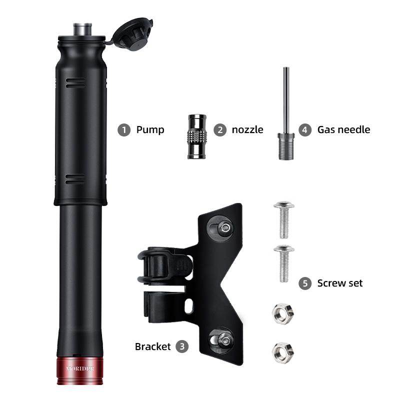 Bicycle Pump Portable Mini Bicycle Pump Cycling Hand Air Pump Ball Tire Inflator Schrader Presta Valve MTB Road Bike Accessories