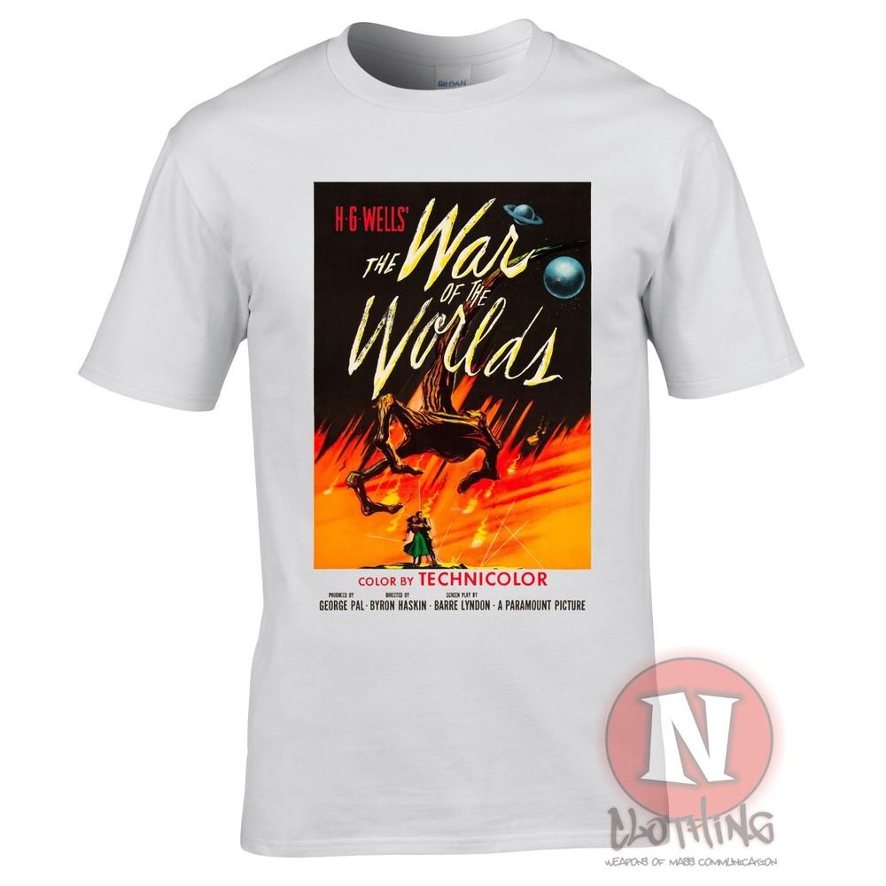 the war of the worlds t-shirt classic HG Wells science fiction movie poster 1953