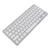 Ultra Thin Keyboard BT Wireless Splashing Proof Bilingual Language Keypad for PC Computer Silver Arabic