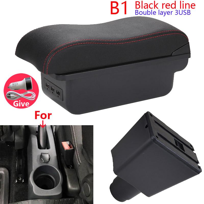 For Renault Logan 2 Armrest For Dacia Logan 2 dokker Renault Sandero 2 Car Armrest Box Curved Surface leather Simple installatio