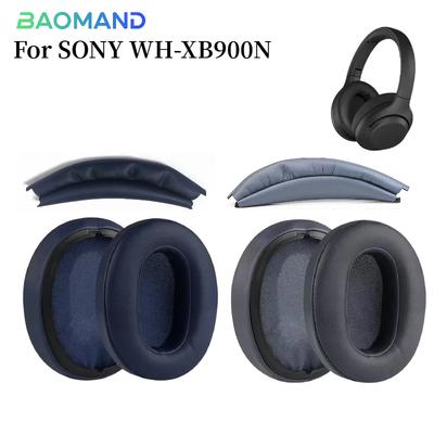 Replacement Sponge Ear Pads Headband Cushion Muffs for SONY WH-XB900N Headphone Earpads Sleeves Head Beam