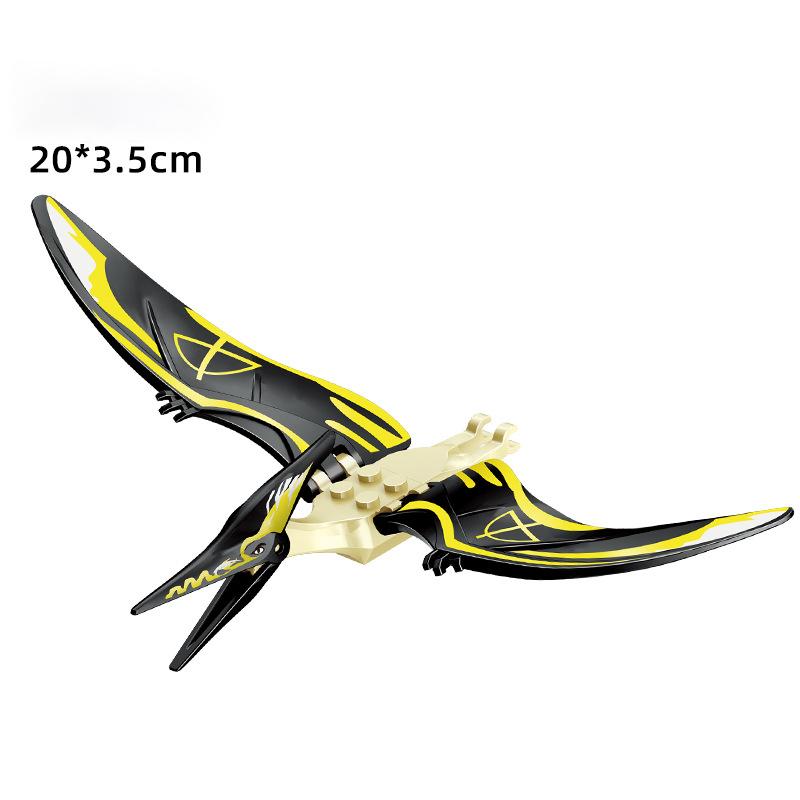 Юрский динозавр DIY Строительные блоки Велоцираптор Велоцираптор Рекс Тираннозавр Птерозавр Дилофозавр Аксессуары Кирпичики Игрушка