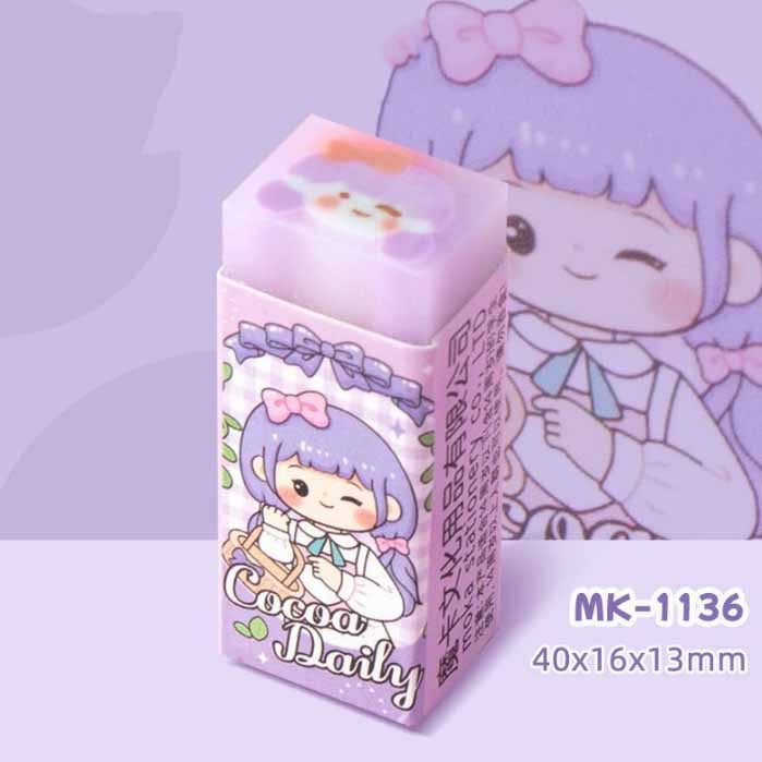 

1/4/8 шт. Милые мультяшные ластики Прочные ластики-сэндвичи Рисование Веселый приз и Канцелярские товары Школьные Офисные принадлежности