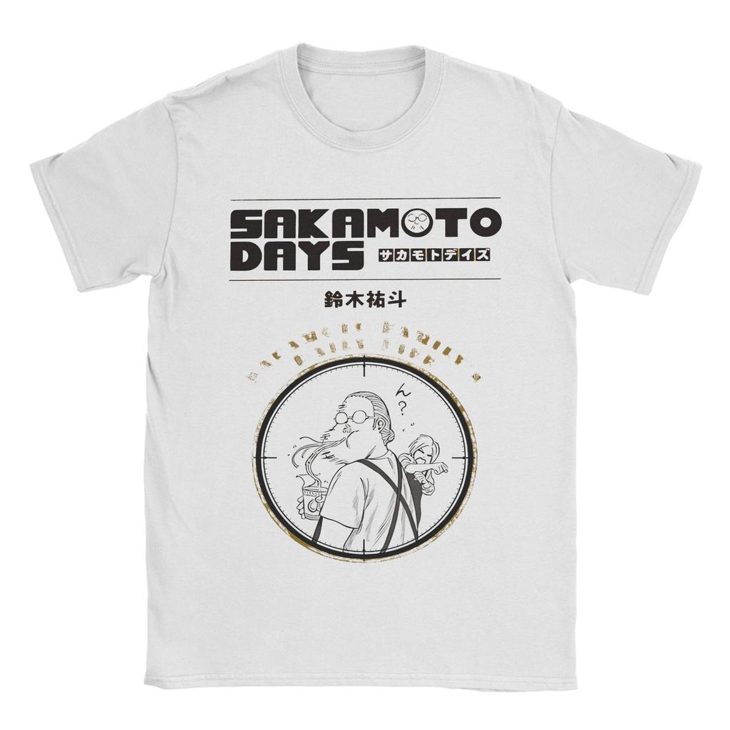 Vintage Gaku Sakamoto Days T Shirt For Men Women O-neck Short Sleeve Clothes  Cotton Summer Tops