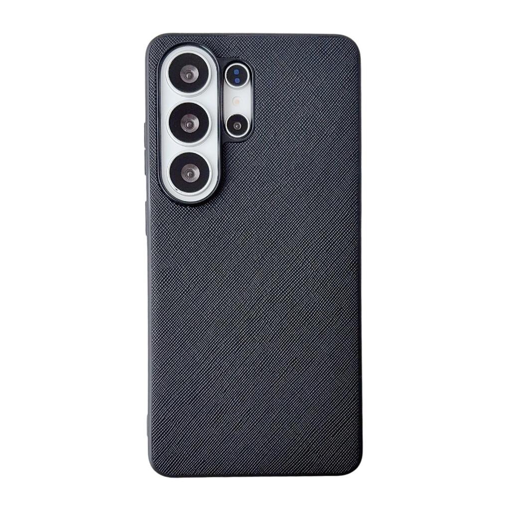 Anwendbar für Samsung S26Ultra Lederstruktur Handyhülle S25Ultra Matt S24Ultra Sturzfest S23 Schutzhülle