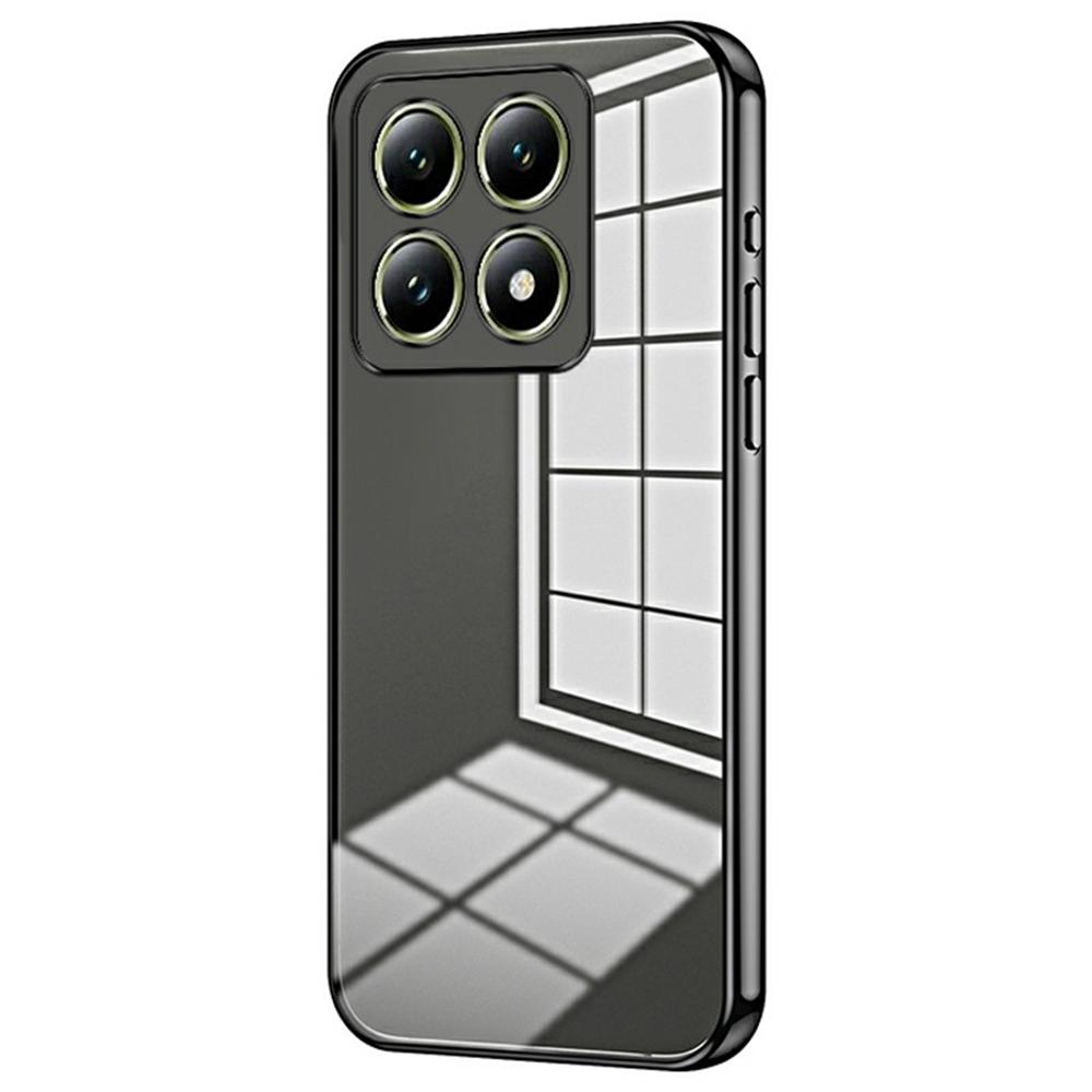 For Xiaomi 14T Case Electroplating Frame Soft TPU Phone Cover