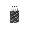 Balenciaga Série Bb Monogram Potisk loga Nastavitelný odnímatelný ramenní popruh Potahované plátno Velká ramenní crossbody taška Tote 693805210HB1060