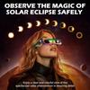 25 Pack Solar Eclipse Glasses 2024, CE & ISO 12312-2 Certified Recognized Paper Eclipse Glasses, Eye Protection Approved for Direct Sun Viewing, Sun