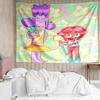 Jelly Jamm Print Tapestry, Backdrop, Easy Setup, Ideal for Bedroom, Office & Living Room, with Aesthetic Wall Hanging Decor.