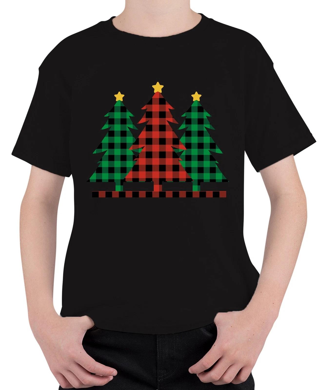 Weihnachtsbaum Karo Kariert - Weihnachten Weihnachtsgeschenk Christmas Unisex Ki L