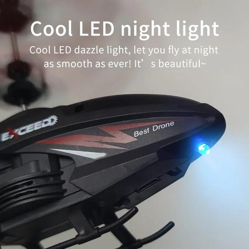 Rc Plane Helicopter Drone Led Mini Rc Dron Remote Control Quadcopter Gesture Control Helicopters 2Ch Aircraft Children Toy Boys