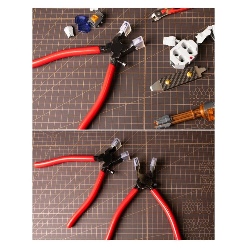 Professional Model Building Pliers With Ergonomic Handle Adjustable Clamping Force Metal Construction For Delicate Parts