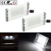 2pcs Car Tail White LED License Plate Number Light Led Auto Number Backlight Fit For Volvo V70 1997-2000