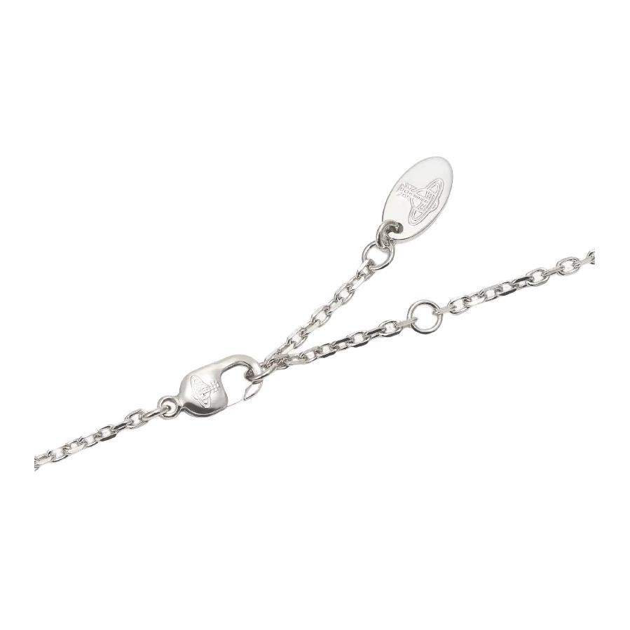Vivienne Westwood Ball Design Brass Crystal Necklace Women necklace Silver 8050889135906