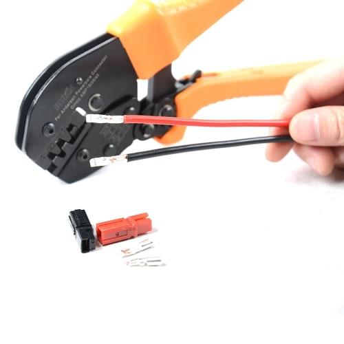 IWISS AP-153045 Ratchet Crimping Pliers for Anderson Connectors, PWR Crimp, Crimping Range: 1.25, 3.5, 5.5mm? (PP15/30/45)