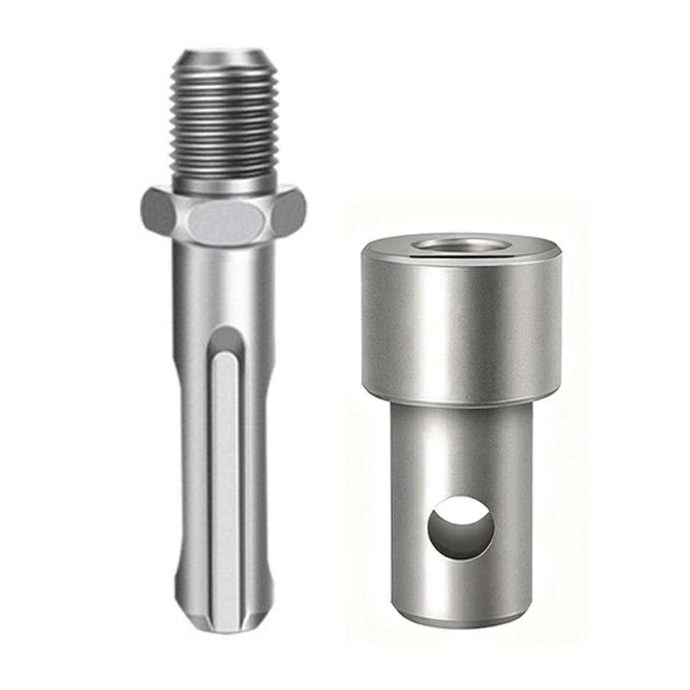 1pc Earth Auger Adapter Tool 4 Interface Types For Impact Wrench Hammer Machine Socket Adapter Ratchet Wrench