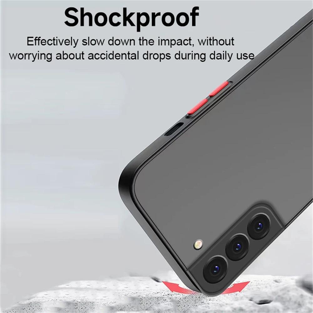 Matte Armor Shockproof for Samsung Galaxy A54 A55 A53 A52 A35 A34 A33 A32 A14 A13 A73 A72 A71 A51 A31 Phone Case Full Protection Cover