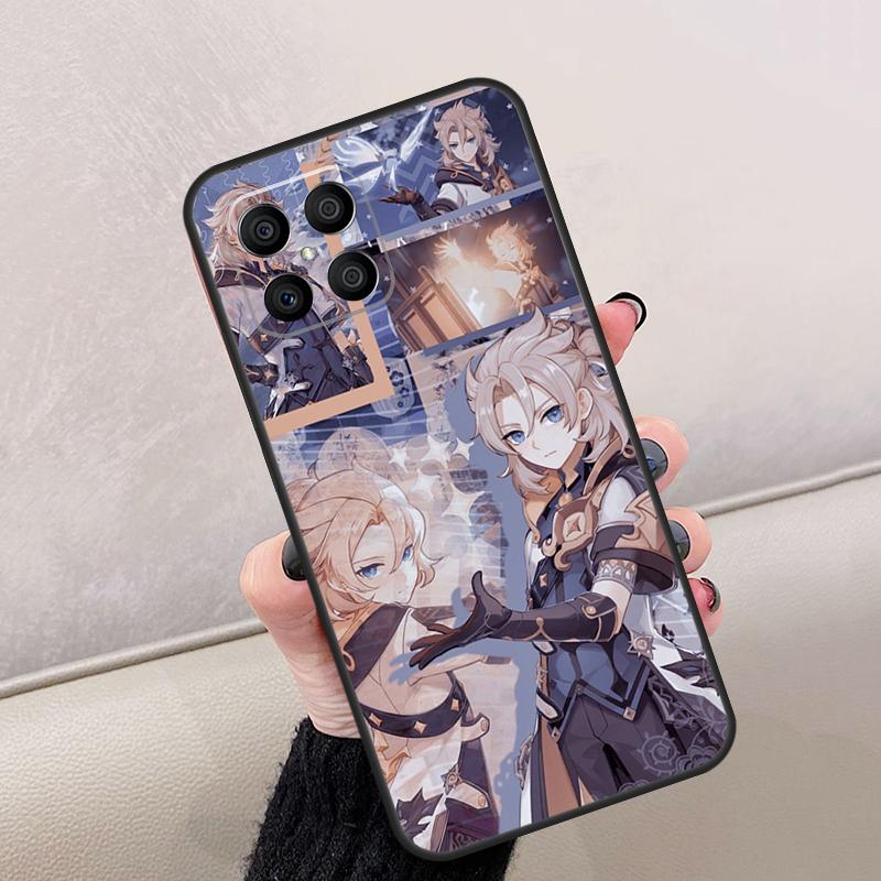 Genshin Impact Albedo For Honor Magic 8 7 5 6 Lite Case For Honor 200 400 Pro X9d X9c X9b X9a X8c X8b 70 90 Win RT