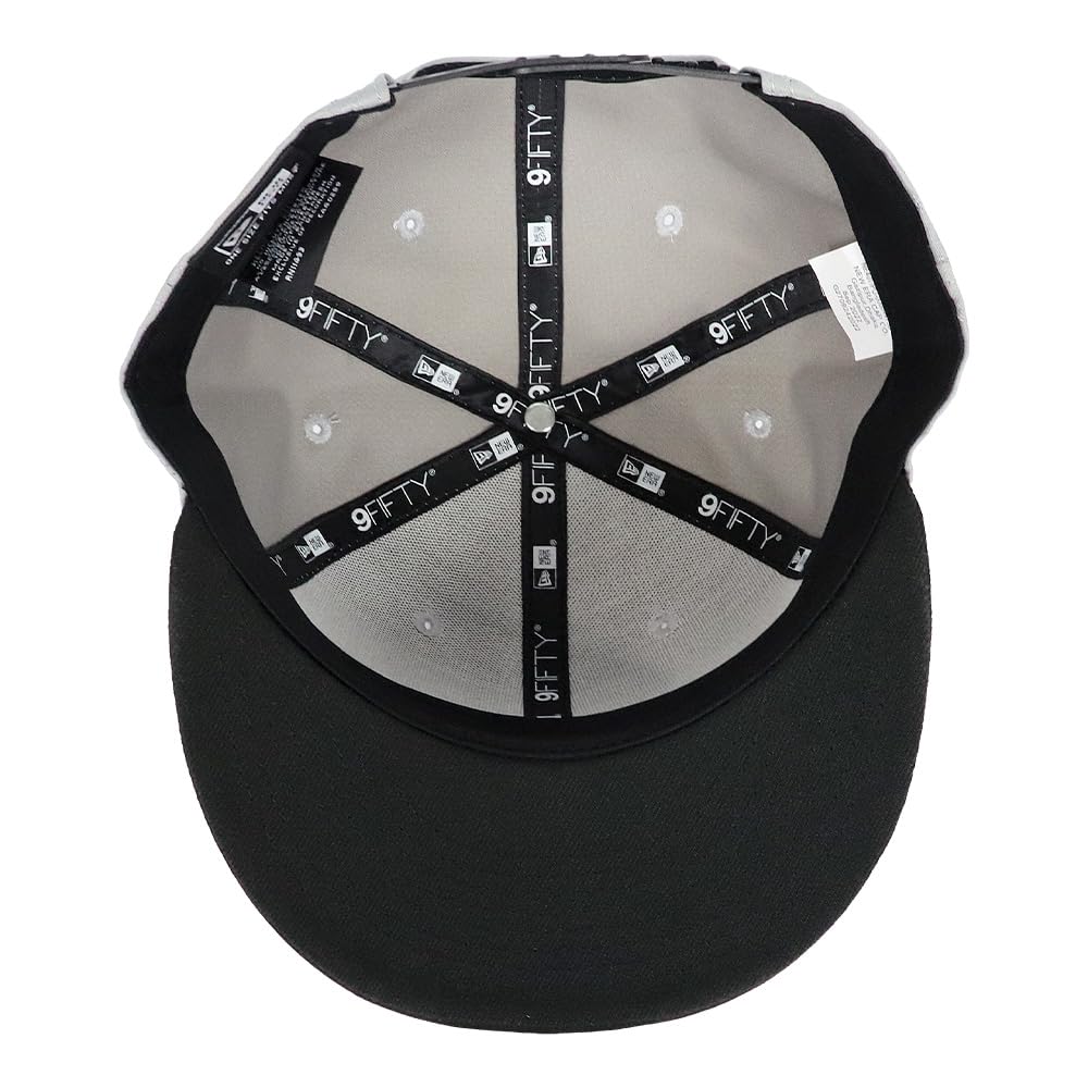 New Era 9FIFTY Snapback Baseball Solid Men's Cap, Camo, Black/Gray, NE407... [Used]