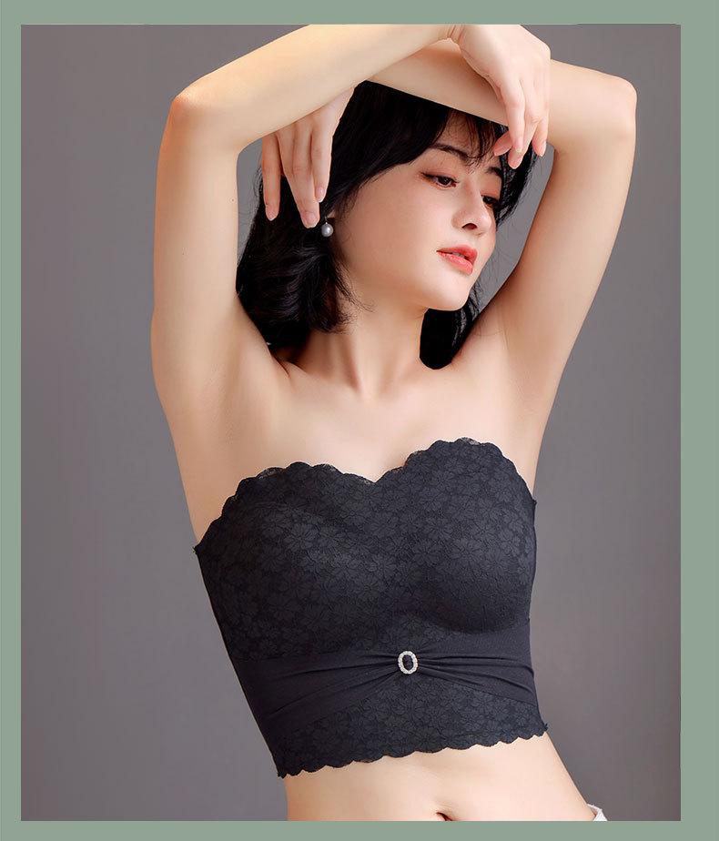 Reggiseno senza spalline minimizzatore senza spalline invisibile da donna estivo