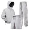 Couple's 3-Piece Sun Protection Jacket Set: Men & Women Lightweight, Stylish, Trendy, Loose Fit for Outdoor & Casual Sports