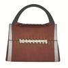 Football Shape Insulated Lunch Bag Durable Polyester Oxford Reusable Cooler Tote for Men Women