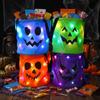 Halloween Light Up Candy with LED - Non-Woven Fabric or Pail for Kids, Button Battery