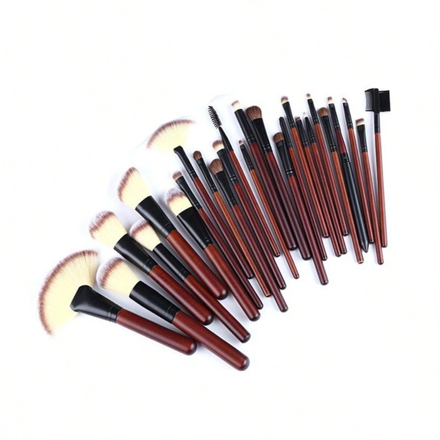 26Pcs Red Makeup Brushes Set, Eyeshadow Brushes, Professional Makeup Brushes,makeup Artists Brushes