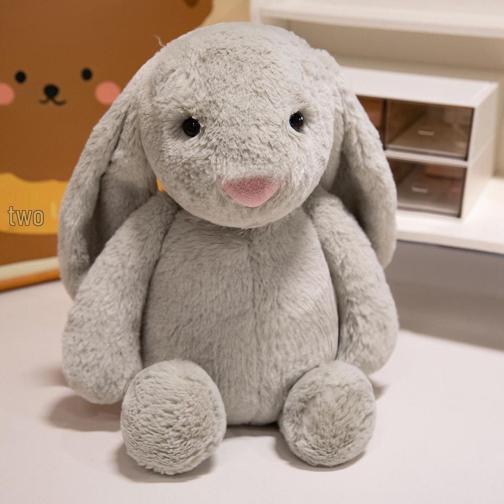 Jelly Lop-Eared Rabbit Plush Toy – Floral Cloth Doll, Christmas Gift for Girls