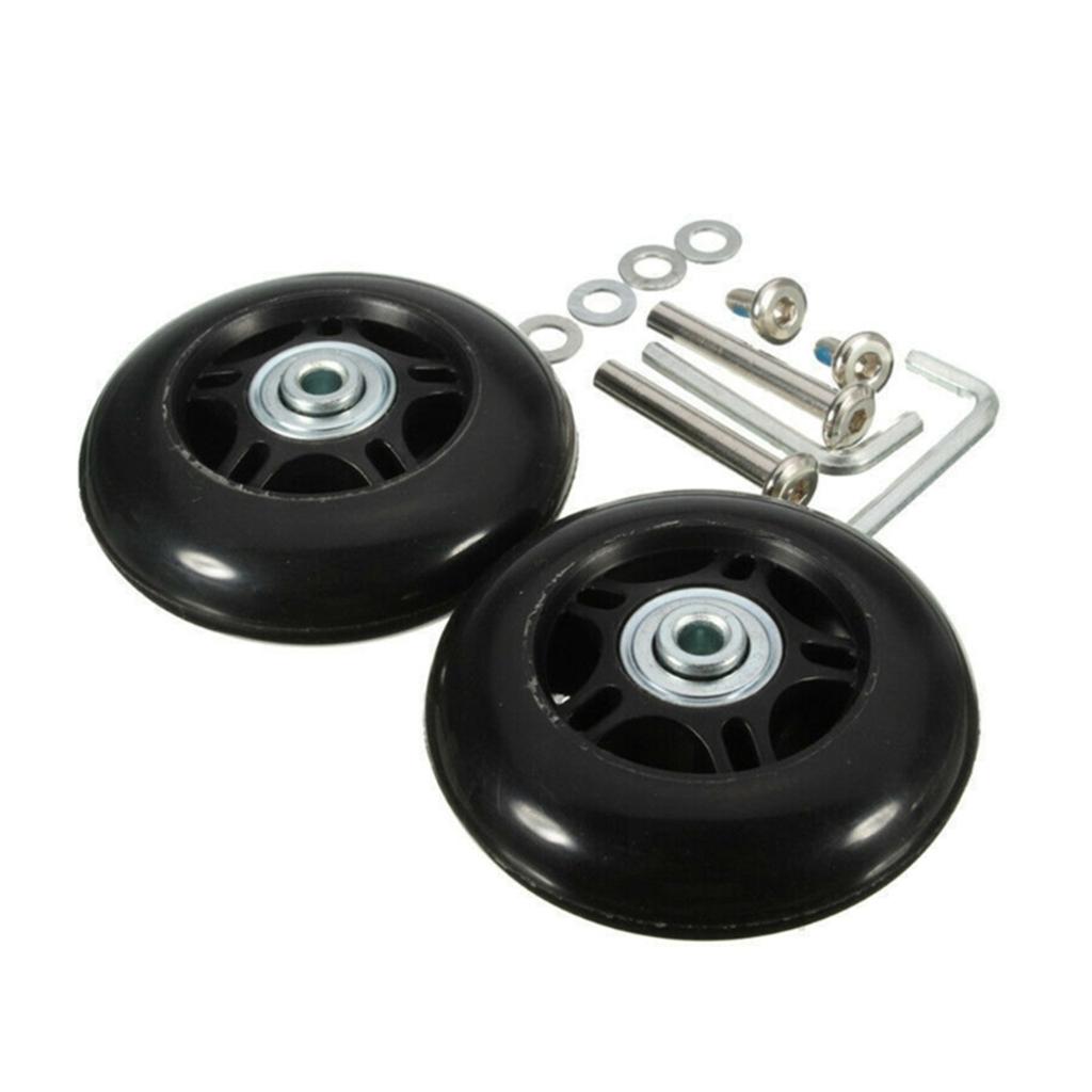 Suitcase Roller with Screws Replacement Trolley Casters for Luggage Box Suitcase Flexible Swivel Wheel Repair Accessory