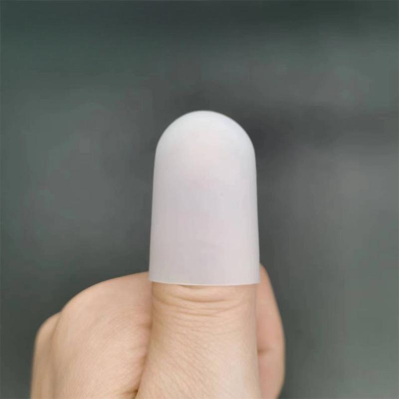 5 Stück/Set Silikon Fingerschutz Duarable Daumenschutz Fingerspitzenbecher Handschutz Messer Schneiden Fingerschutz Fingerlinge