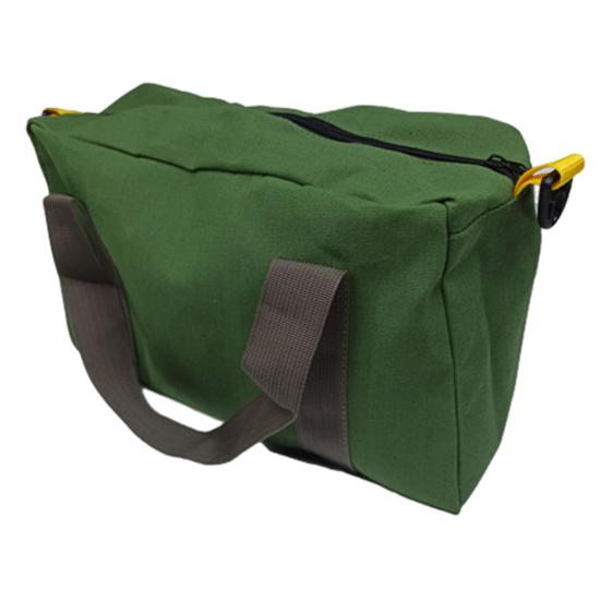 Wide Mouth Tool Bag Storage Organizer Pouch with Handle Large Capacity Multipurpose Heavy Duty Canvas Tool Storage Bag