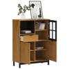 VidaXL Buffet haut FLAM 92x40x122,5 cm bois massif de pin 357829