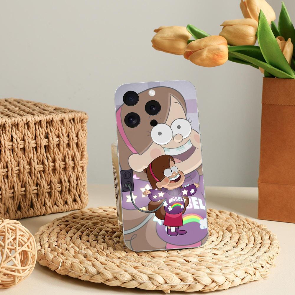 Gravity Falls Comic Anime Phone Case For Iphone 16 15 11 13 14 Pro Max 7 8 Plus X Xr Xs Max Se2020 12mini Transparent Cover