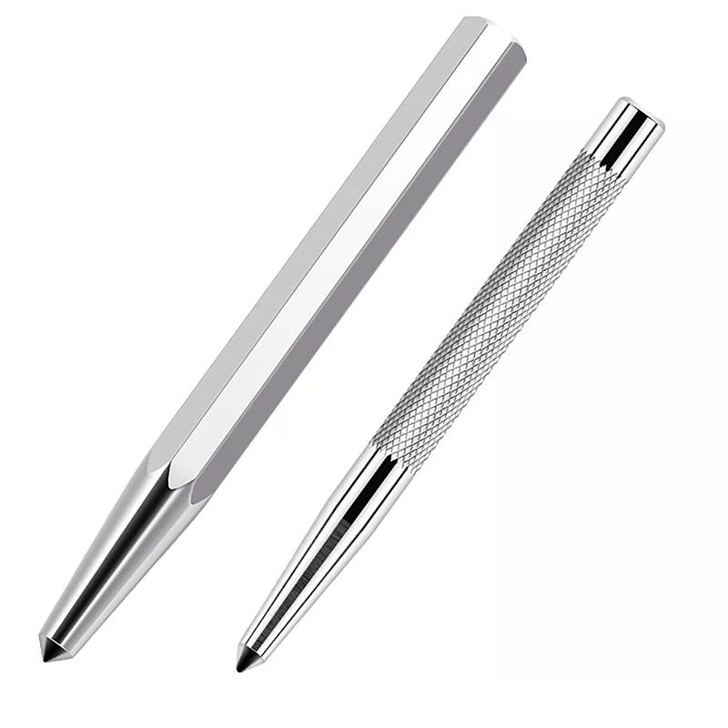 Centre Punch Metal Hardened Cr-v Steel Spot Dot Center for Metal Positioning Drill Hole Bit Drill Locator Hole Punch Hand Tools