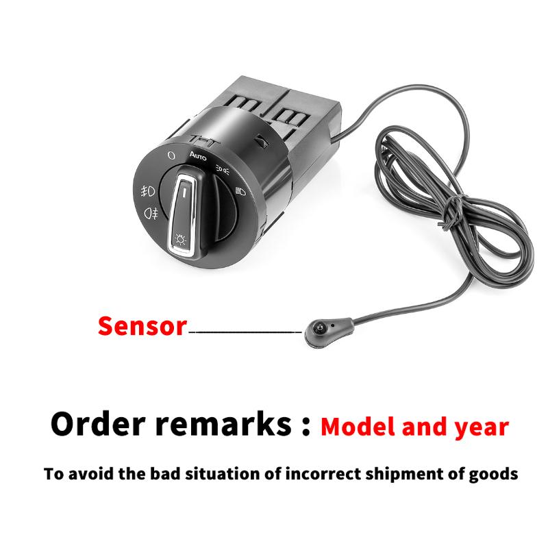 For VW Passat B5 B7 Transporter T5 Tiguan Jetta MK6 Golf 4 6 Beetle Automatic Headlight Switch Sensor Accessories Automatic Head