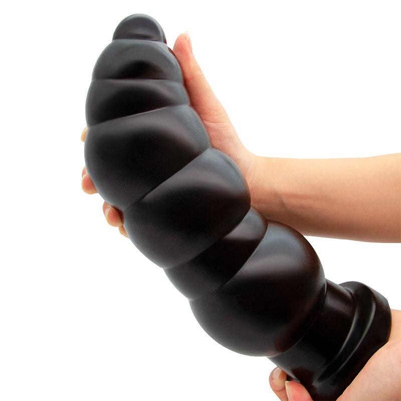 Big Fisting Anal Plug Masturbation Device Anal Dilator Adult Sex Toys   Dildo Femdom BDSM PVC Pegging