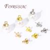 20/40Pcs 18K Gold Plated Screw Eye Pins Bail Top Drilled Beads End Caps Pendant Charms Connectors For DIY Jewelry Making