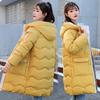 Fashion cotton-padded clothes New thickened fashion cotton-padded clothes in winter Women's medium and long loose thickened cotton-padded jackets