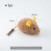 Plush Hedgehog Mouse Mint Cat Toy Simulation Interactive Plush Pet Toy