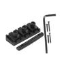 Electric Guitar String Lock Nut with Headstock String Retainer Bar Screw Hex Wrench ReplacementBlack(GE99)