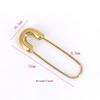 Stainless Steel U-Shaped Safety Pin Connector for Necklace, Bracelet, & Earring