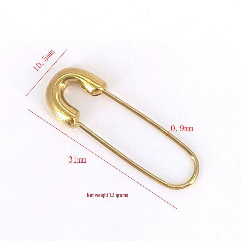 Stainless Steel U-Shaped Safety Pin Connector for Necklace, Bracelet, & Earring