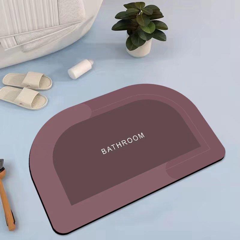 Floor Mat Entry Door Mat Balcony Kitchen Mat Toilet Toilet Door Mat Bathroom Absorbent Floor Mat Quick Drying Cushion
